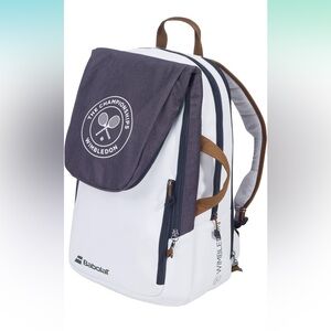 Wimbledon Babolat Pure Wimbledon Tennis Backpack (White/Grey)
